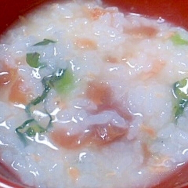 梅干しと鮭フレークと野沢菜のおかゆ レシピ 作り方 By イ シュリー 楽天レシピ 梅干しと鮭フレークと野沢菜のおかゆ レシピ 作り方 By イ シュリー 楽天レシピ